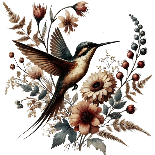 Wildflower Hummingbird - Black